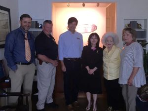 From Left to Right: Derrick Prentice of Prentice Law Firm, John Culhane of Bayou Blue Fire District, Hank Babin of Logan Babin Real Estate, Debra and Fagey Fischman of Polmer Brothers, Ltd., and Debbie Blackwell of Latter & Blum